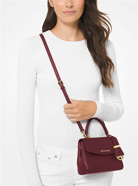 michael kors polished leather crossbody ava|MICHAEL Michael Kors Ava Extra Small Leather Crossbody .